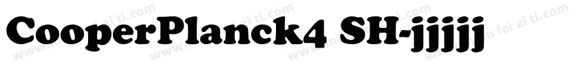 CooperPlanck4 SH字体转换